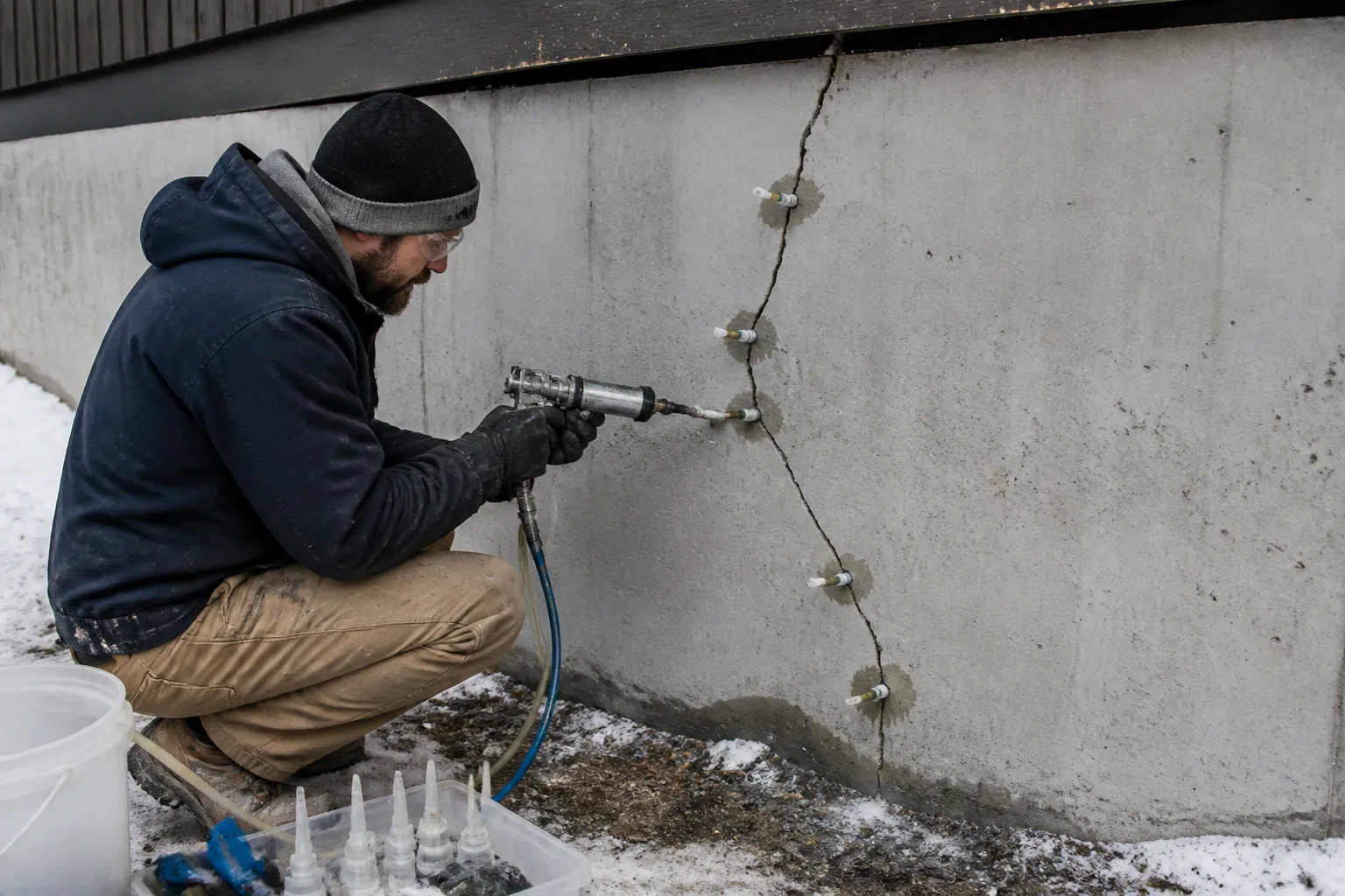 Epoxy Crack Injection