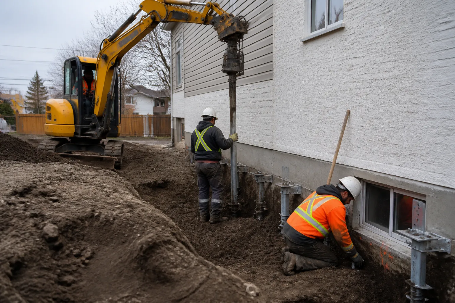 Helical Underpinning