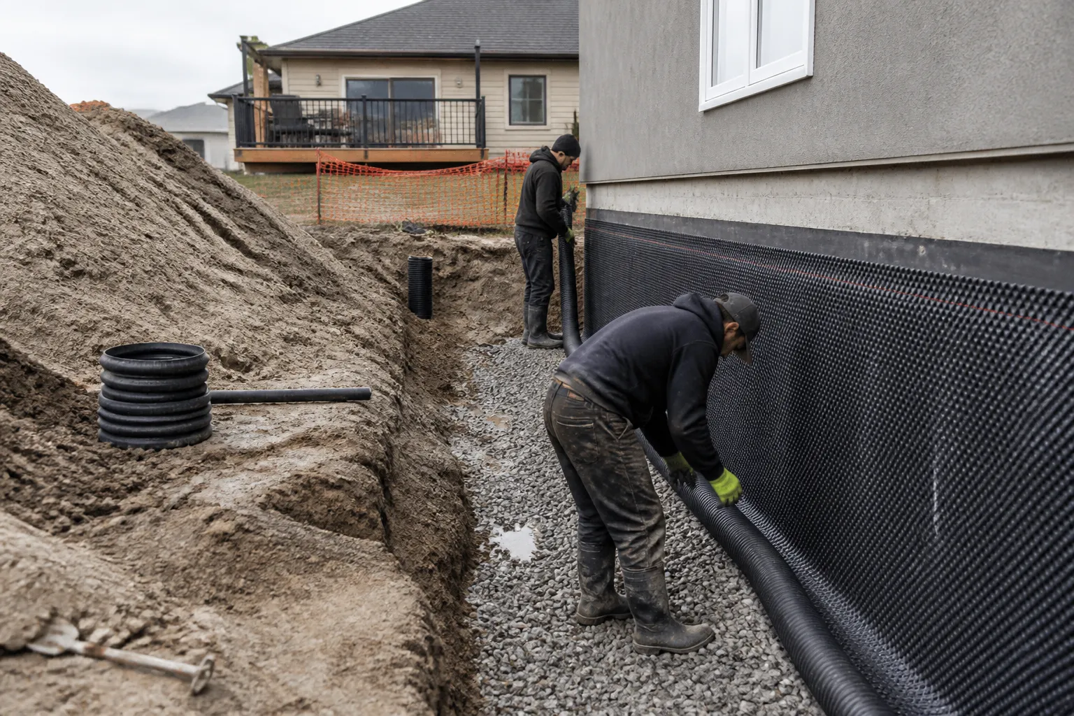 Winnipeg Waterproofing work detail